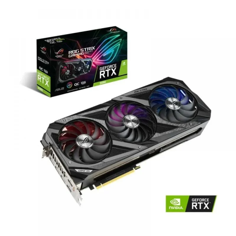 asus rog strix rtx 3080 oc 10gb gaming gpu