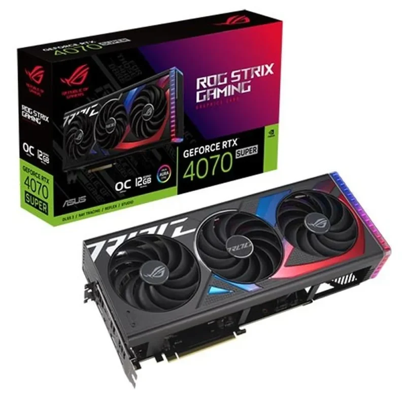 asus rog strix rtx 4070 super oc 12gb gaming gpu