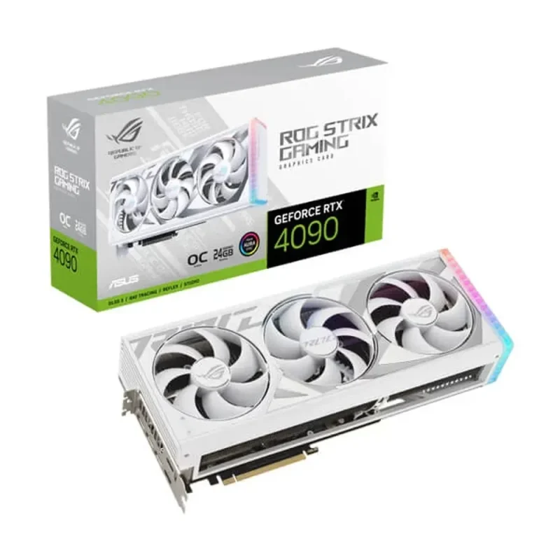 asus rog strix rtx 4090 white oc 24gb gpu