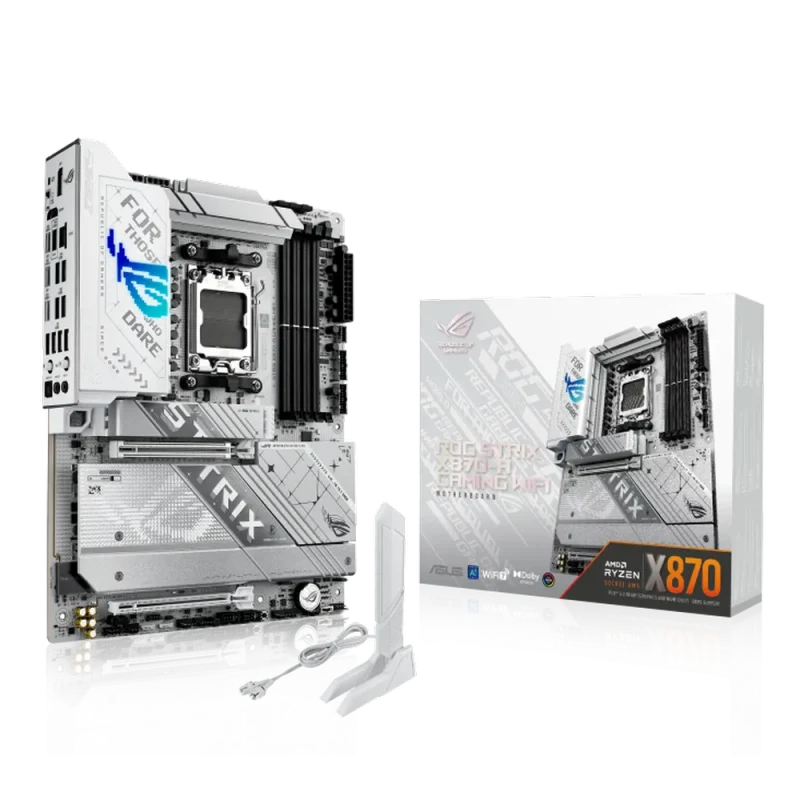 asus rog strix x870 a gaming motherboard with wi fi ddr5