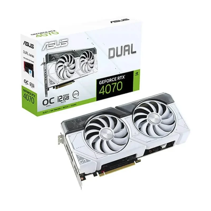 asus rtx 4070 white oc 12gb gpu