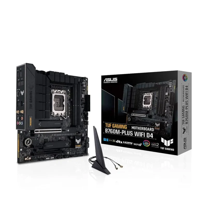 asus tuf b760m e ddr4 intel motherboard