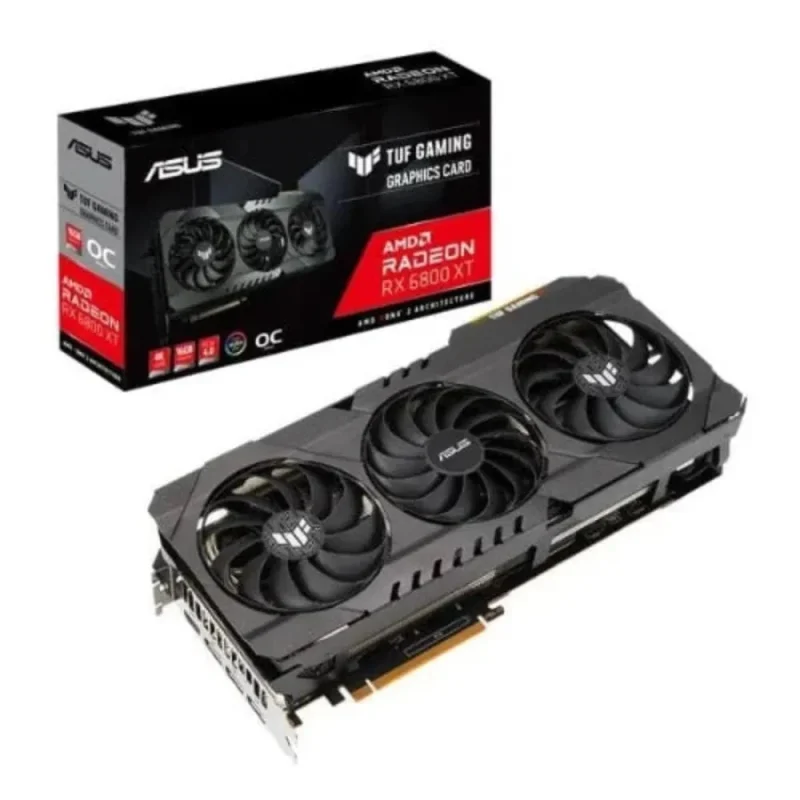 asus tuf gaming rx 6800 xt 16gb oc graphics card 1