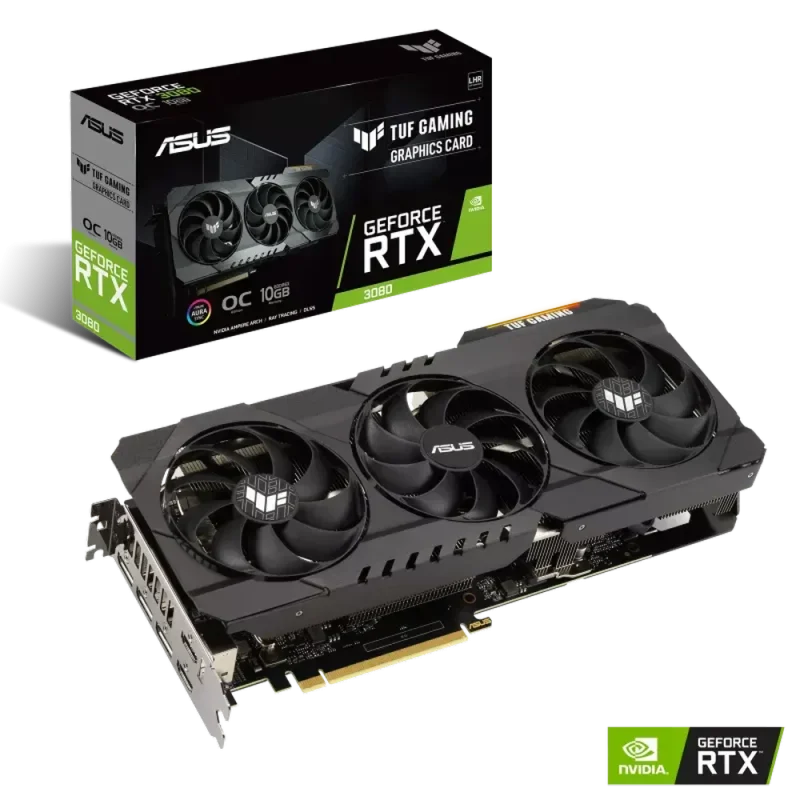 asus tuf rtx 3080 v2 10gb geforce graphics card