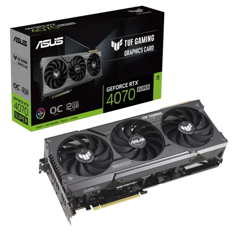 asus tuf rtx 4070 super oc 12gb gpu