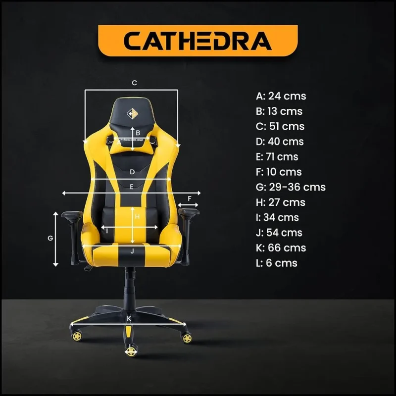 cathedra gaming chair by cosmic byte ultimate comfort for gamers