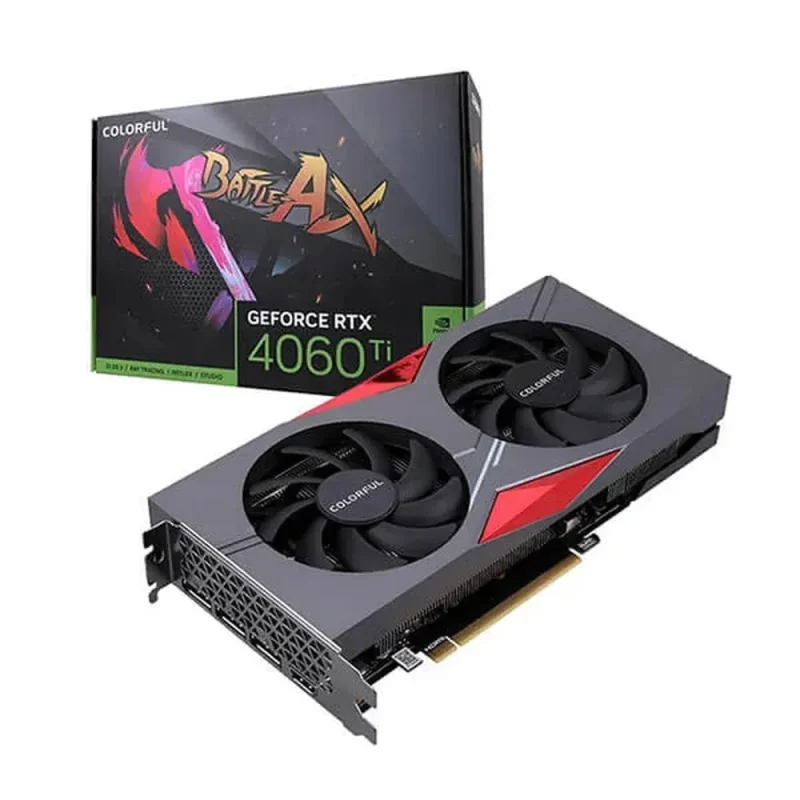 colorful geforce rtx 4060 ti 8gb v battle ax graphics card