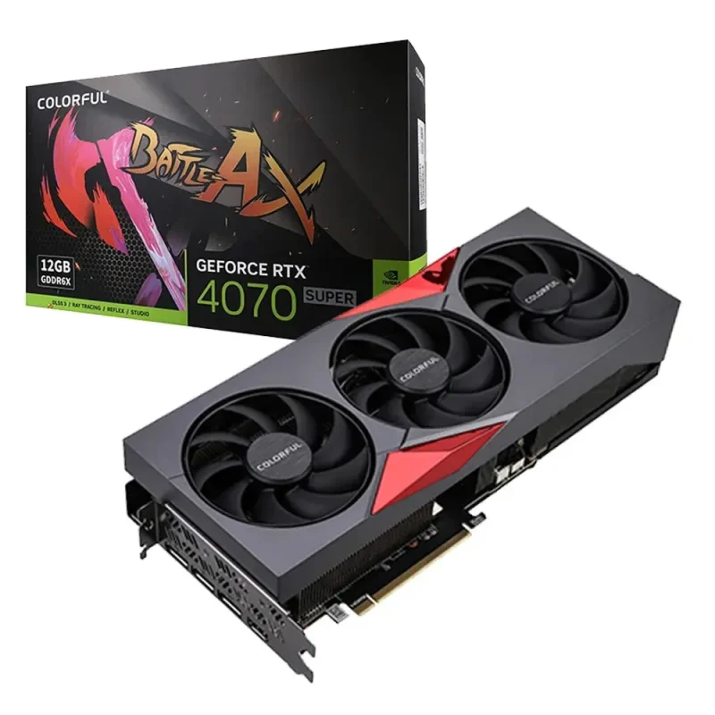 colorful geforce rtx 4070 super 12gb graphics card battle ax nb