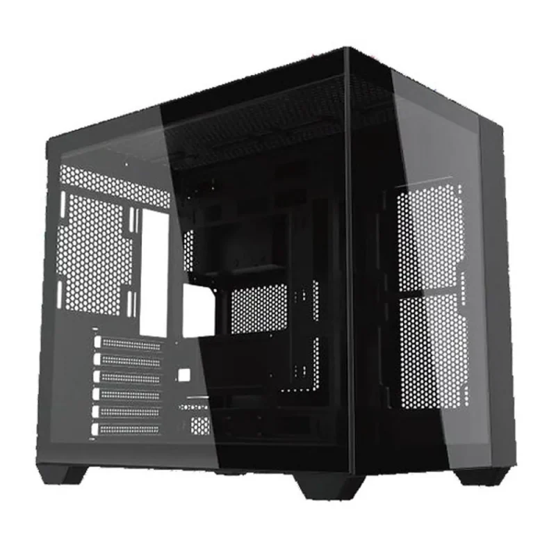 cooler master cd600 matx black mini tower case