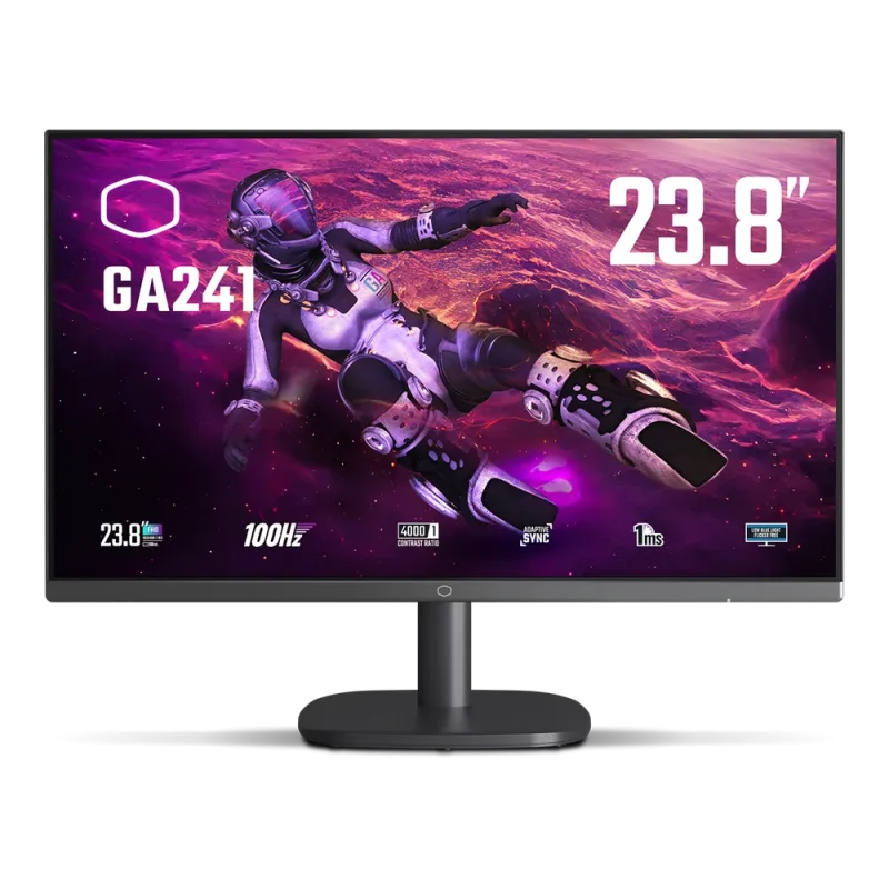 cooler master ga241 24 fhd 100hz 1ms gaming monitor