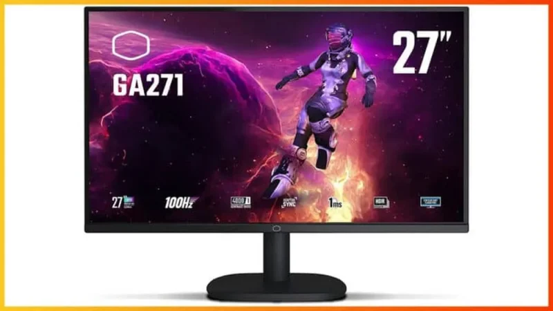 cooler master ga271 27 qhd 100hz va gaming monitor 95 srgb 1ms adaptive sync