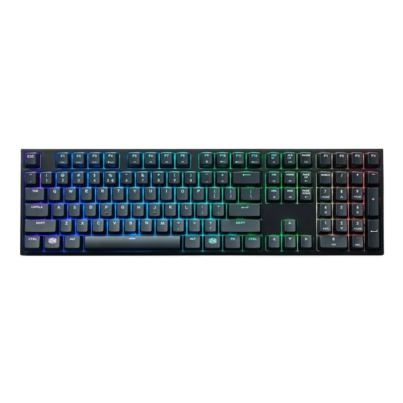 cooler master pro l wireless mechanical gaming keyboard cherry mx brown switches black