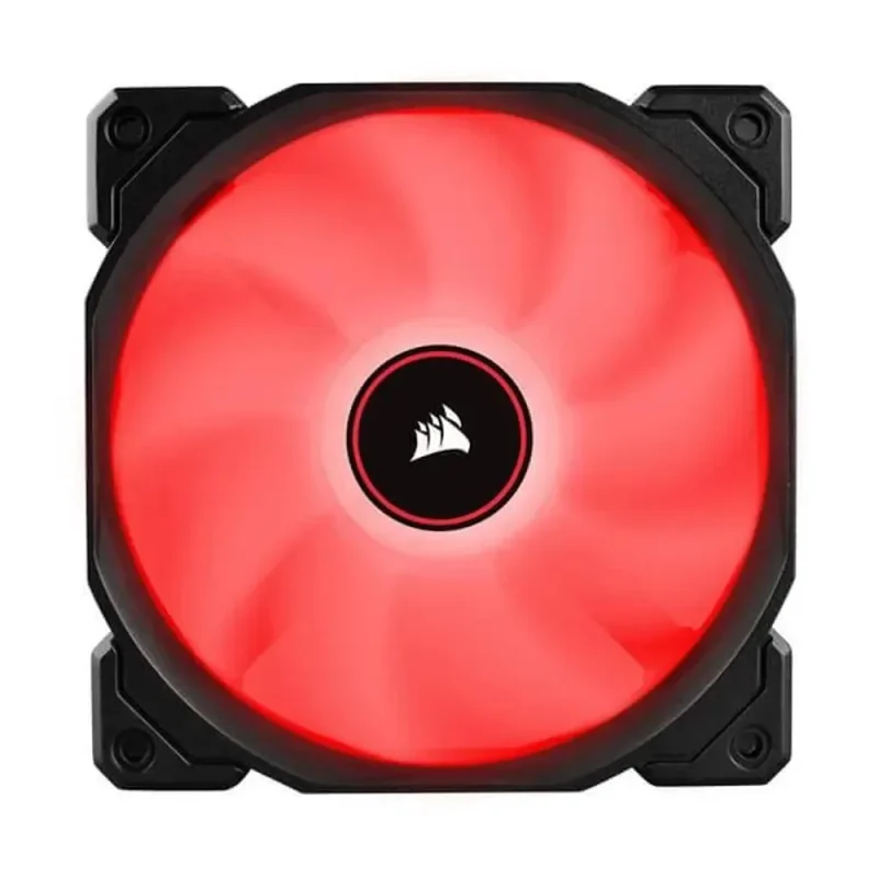 corsair af120 120mm red led black cabinet fan single pack