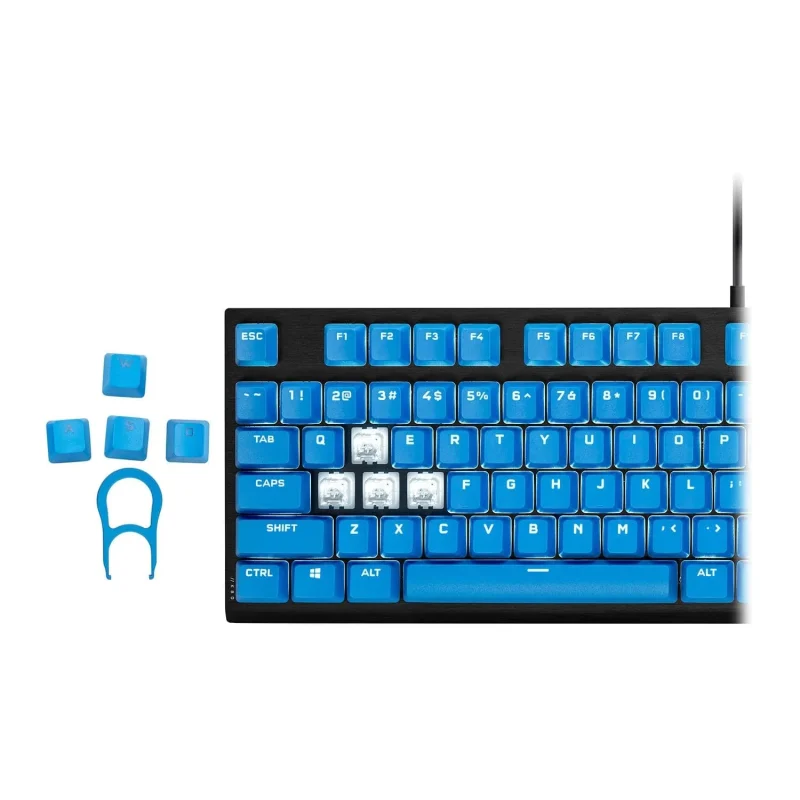 corsair pbt pro keycap kit elgato blue