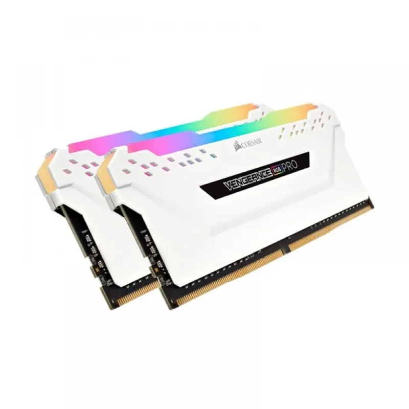 corsair vengeance rgb pro 16gb 2x8gb 3600mhz ddr4 ram white edition