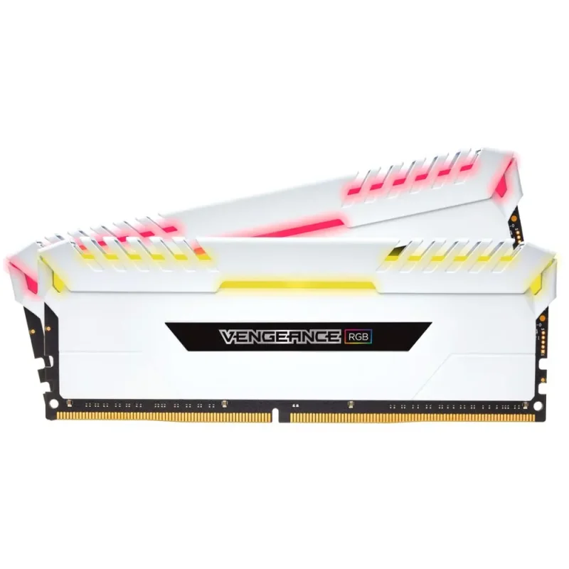 corsair vengeance rgb white 16gb 2x8gb 3000mhz ddr4 ram