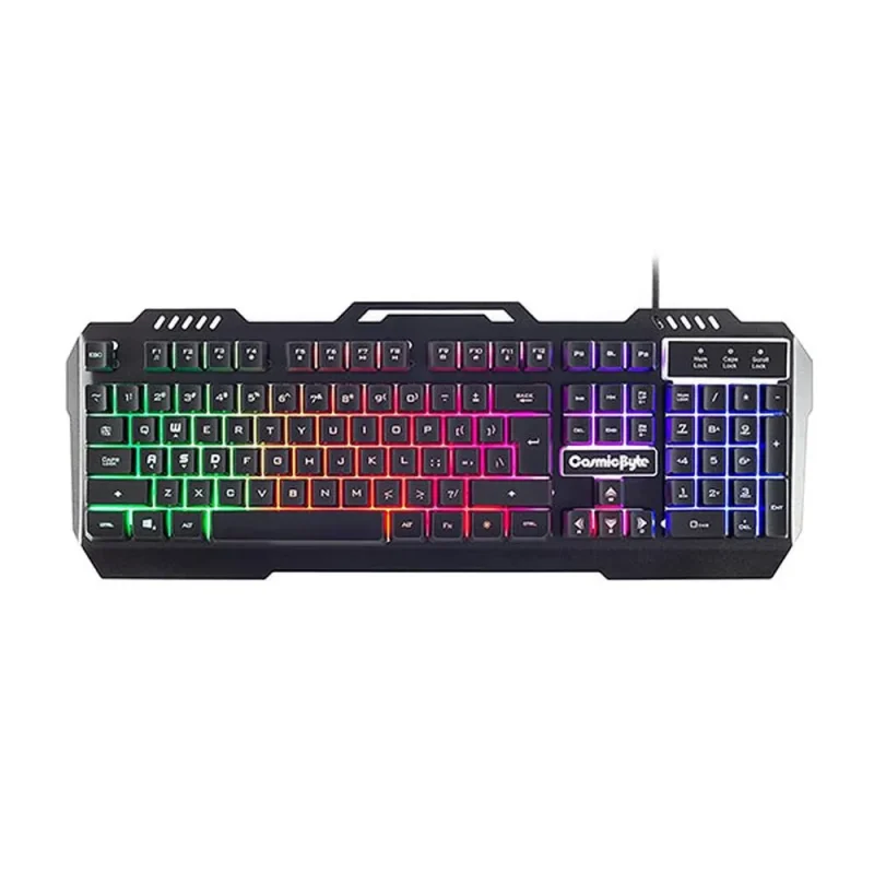 cosmic byte cb gk 05 titan wired membrane gaming keyboard black