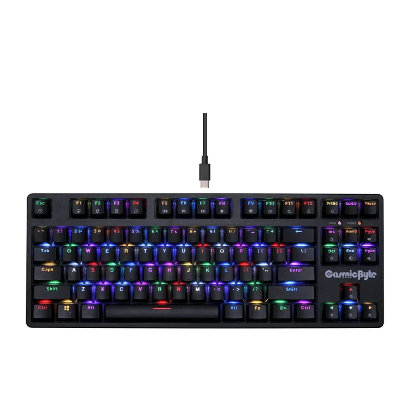 cosmic byte cb gk 38 wireless gaming keyboard black swappable keys