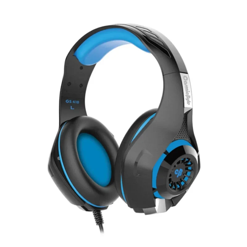 cosmic byte gs410 wired gaming headset with mic blue