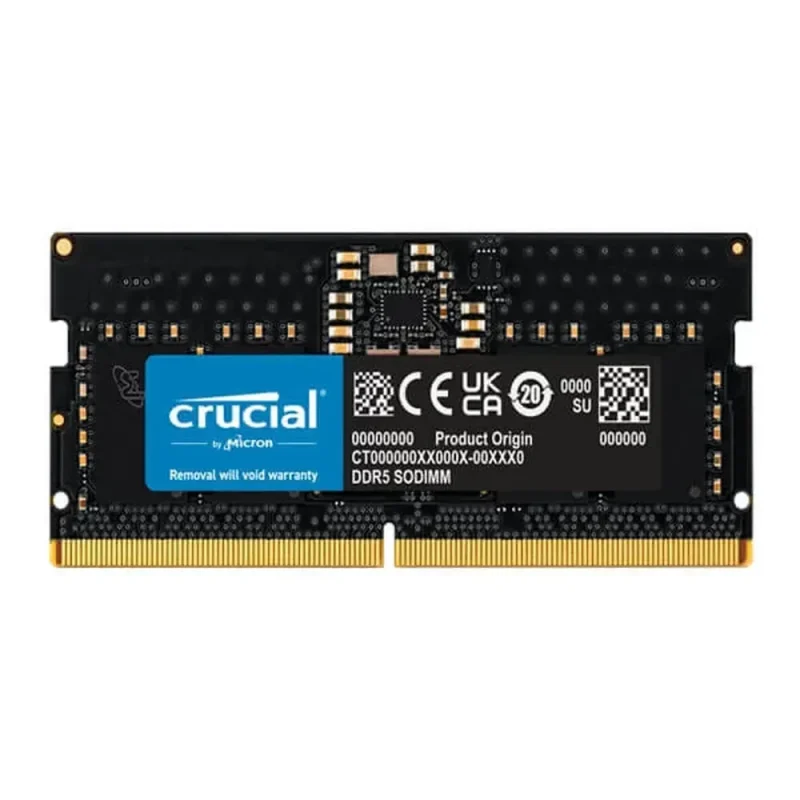 crucial 8gb 4800mhz ddr5 laptop memory upgrade