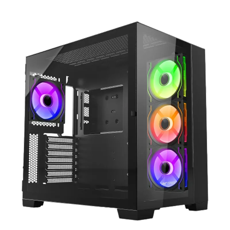 crystal xl argb mid tower pc case black