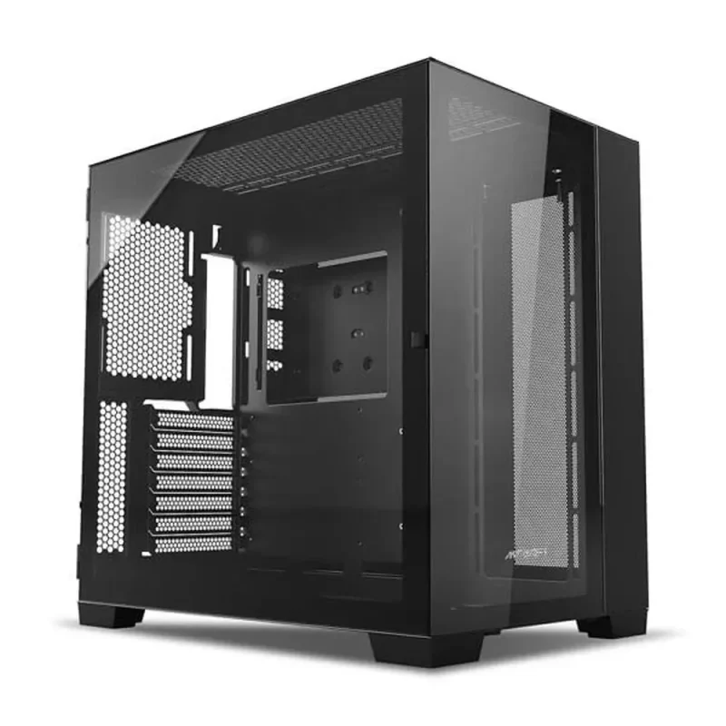 crystal xl atx mid tower gaming case black