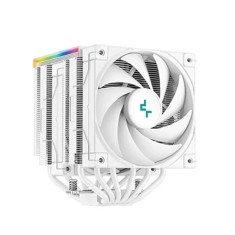 deepcool ak620 white dual tower cpu cooler