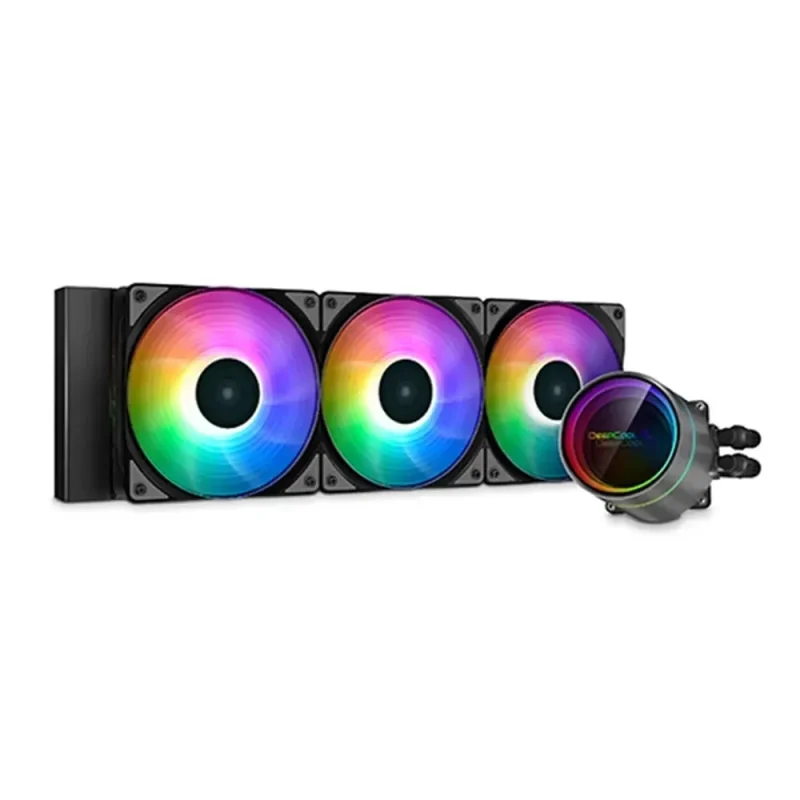 deepcool castle 360ex argb liquid cpu cooler black