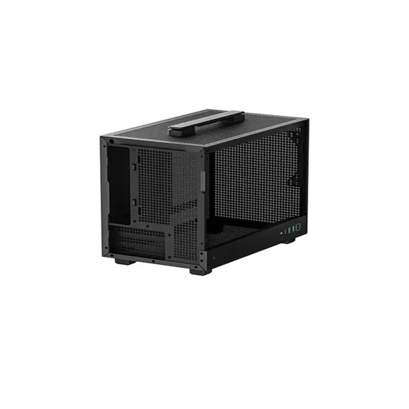 deepcool ch160 mini itx black tower case