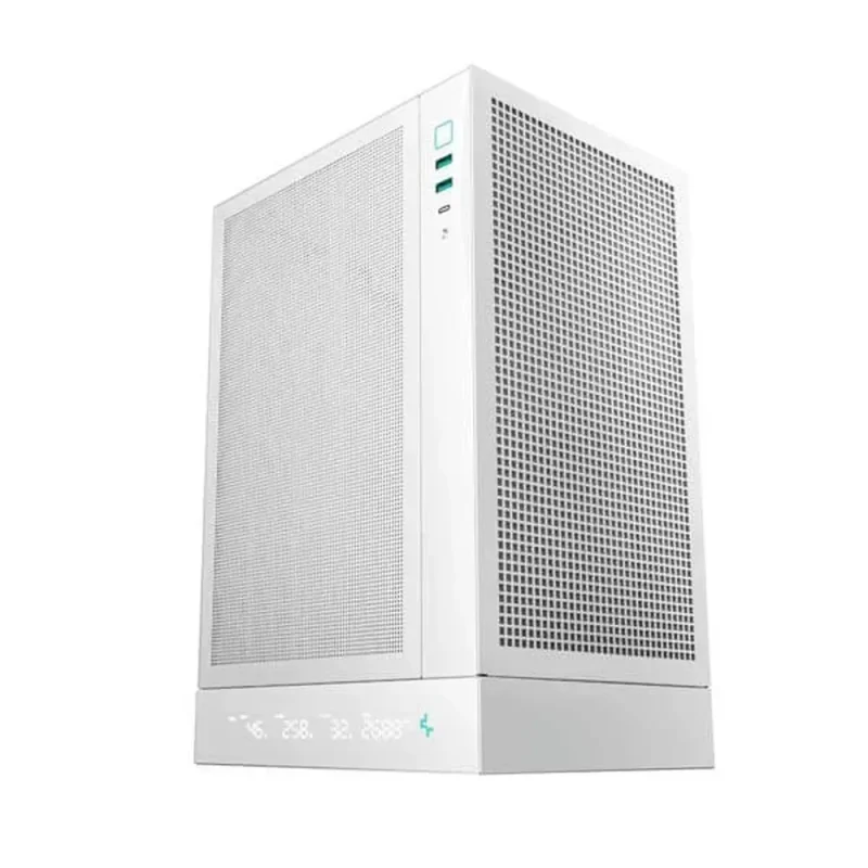 deepcool ch170 white mini tower case