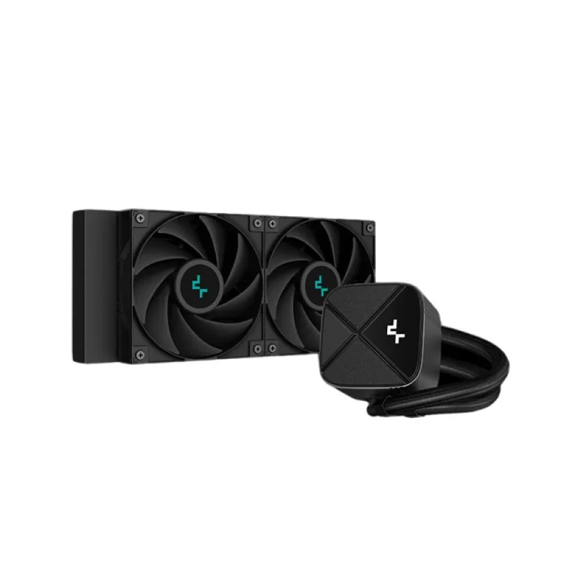 deepcool ls520s zero dark 240mm black liquid cpu cooler