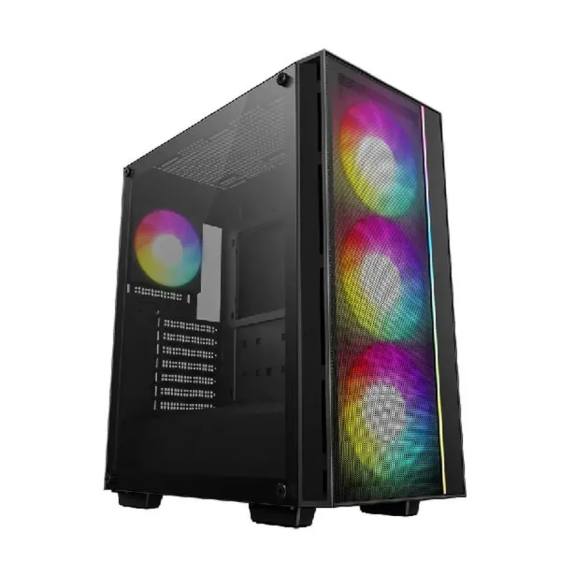 deepcool matrexx 55 mesh v4 c argb mid tower case black