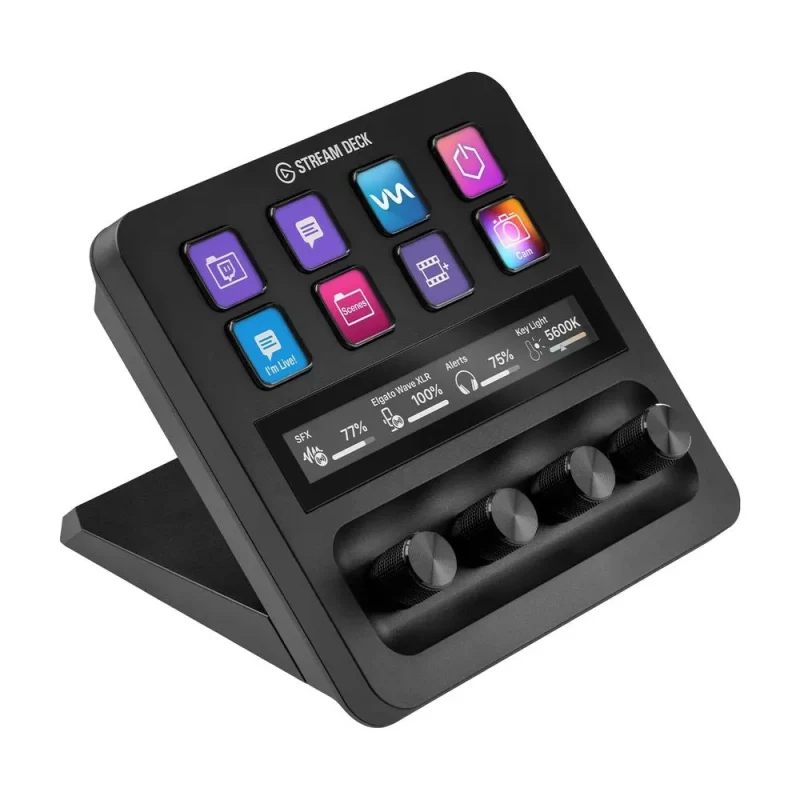 elgato stream deck controller black