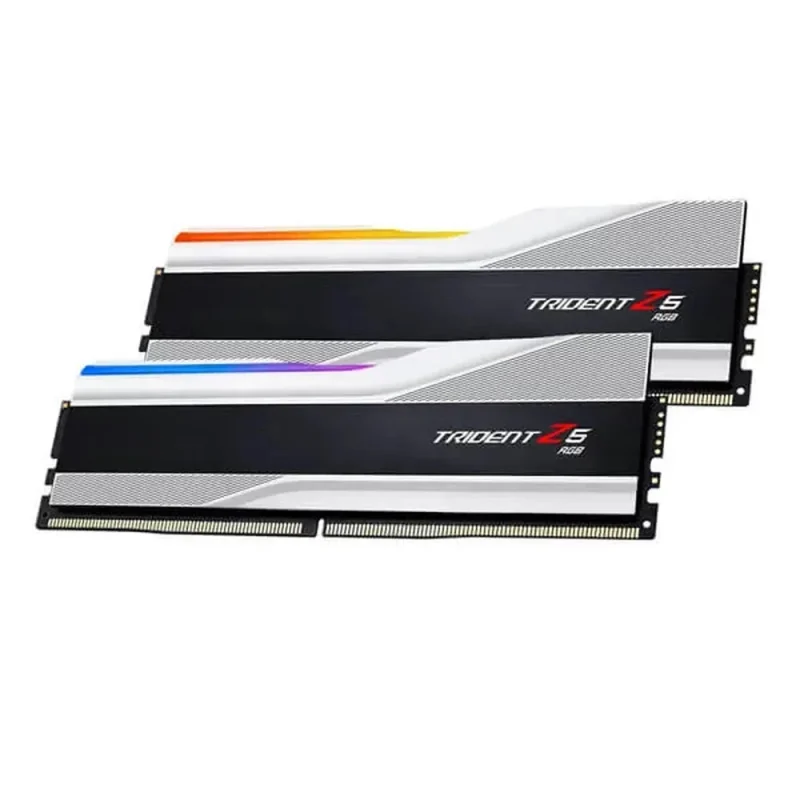 g skill trident z5 rgb 32gb 7200mhz ddr5 ram metallic silver