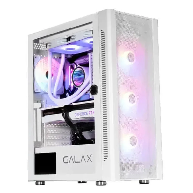 galax revolution 06 white mesh atx mid tower with argb