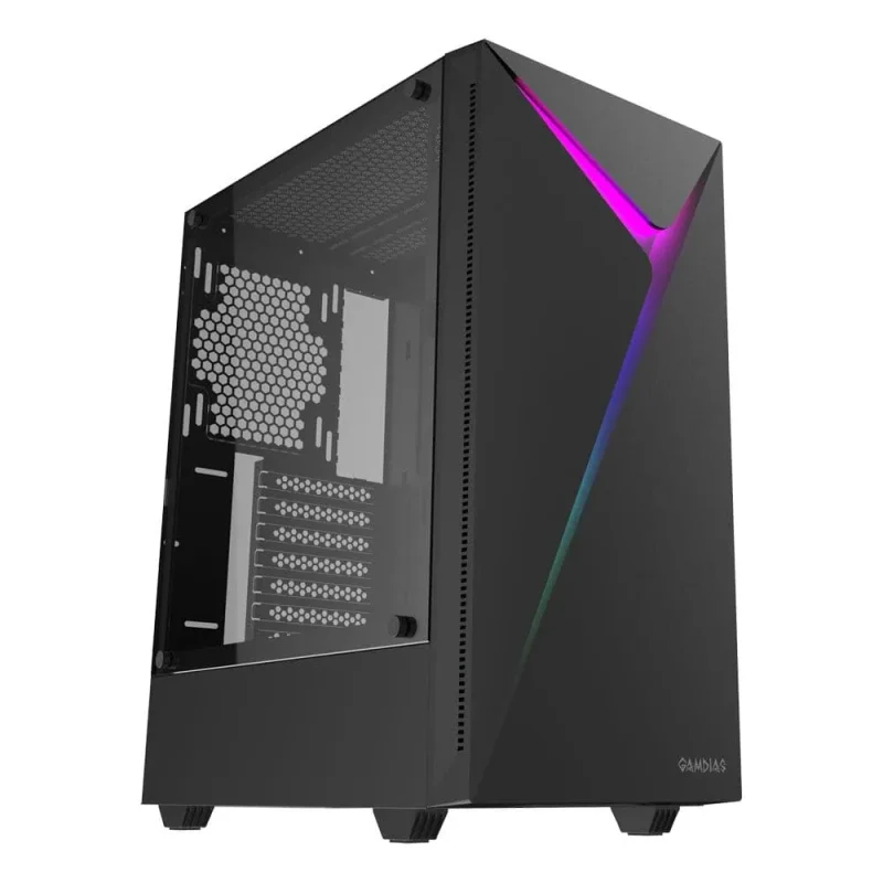 gamdias argus e4 atx mid tower case black