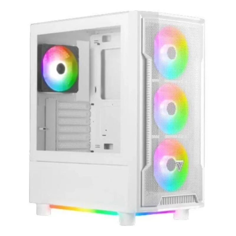 gamdias athena m6 white argb mid tower atx case