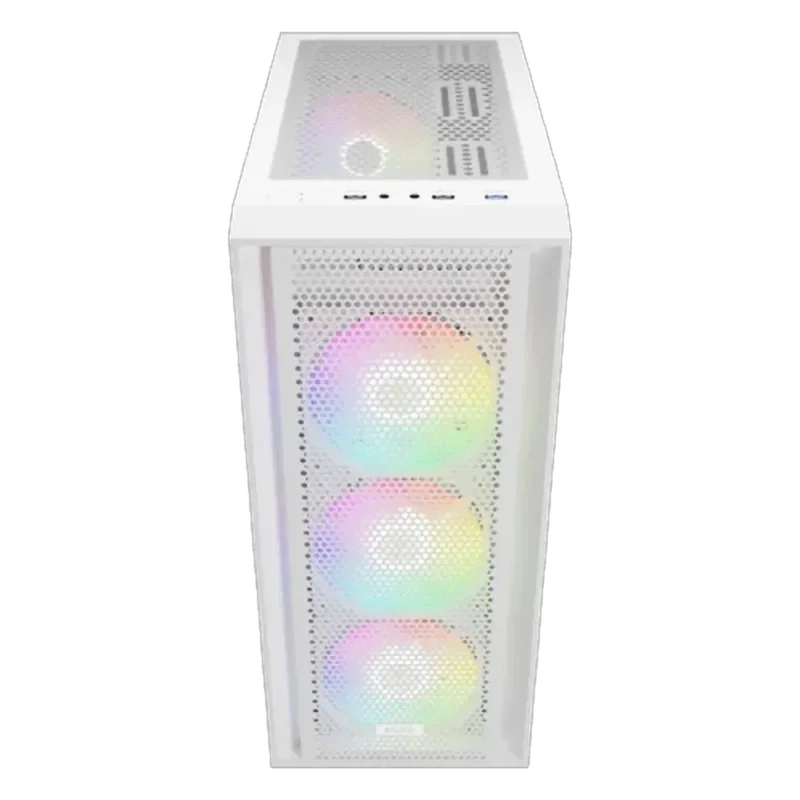 gamdias aura elite gc2 v2 white atx mid tower case w argb