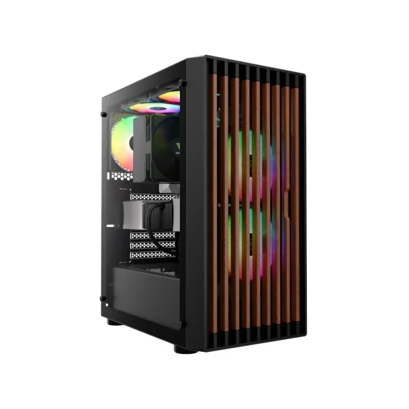 gamdias aura gc4 atx mid tower argb gaming cabinet black