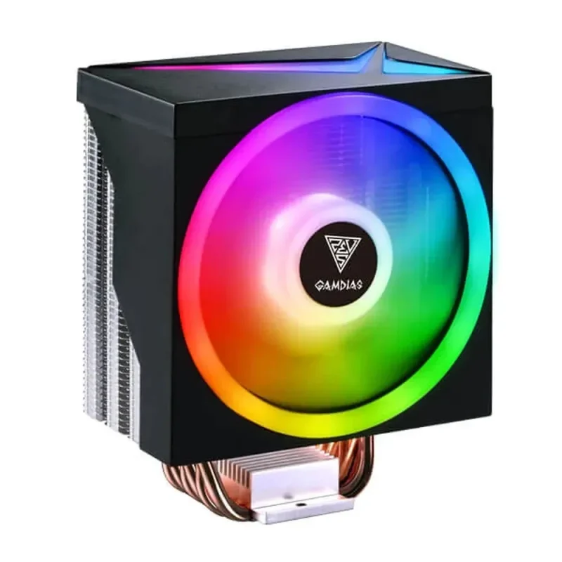 gamdias boreas m1 610 argb 120mm cpu cooler black