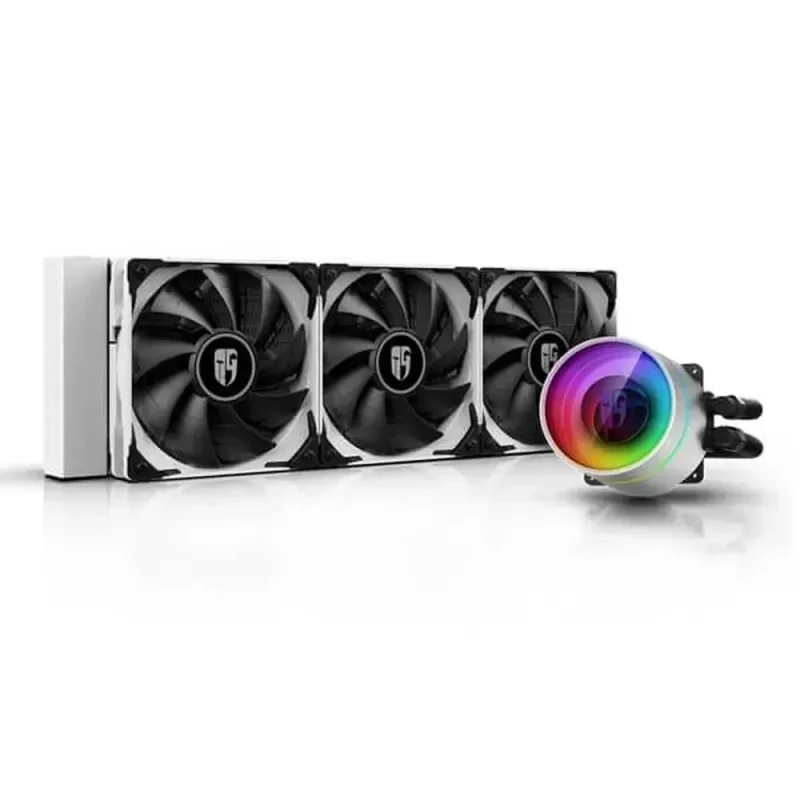 gamerstorm castle 360ex white 360mm cpu liquid cooler