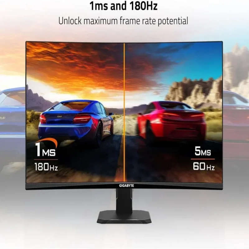 gigabyte 27 fhd 180hz gaming monitor 120 srgb 1ms amd freesync