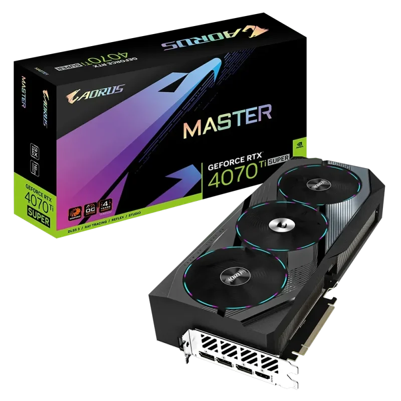 gigabyte aorus master geforce rtx 4070 ti 16gb gpu