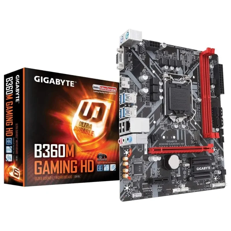 gigabyte b360m gaming hd ddr4 intel motherboard