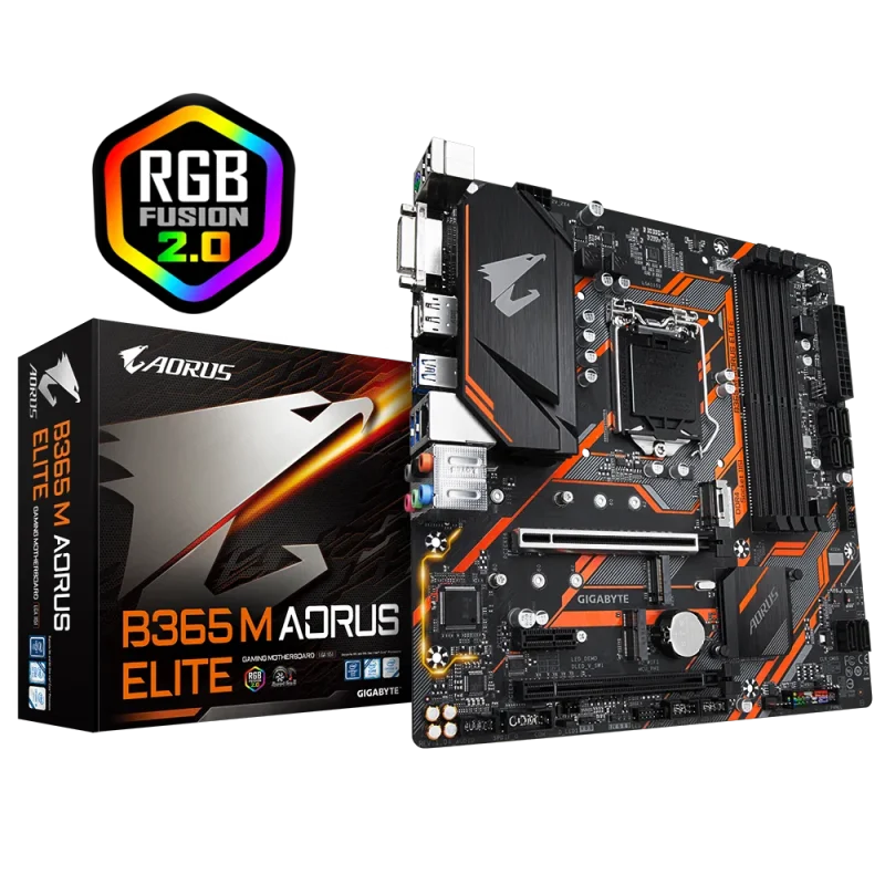 gigabyte b365m aorus elite ddr4 intel motherboard