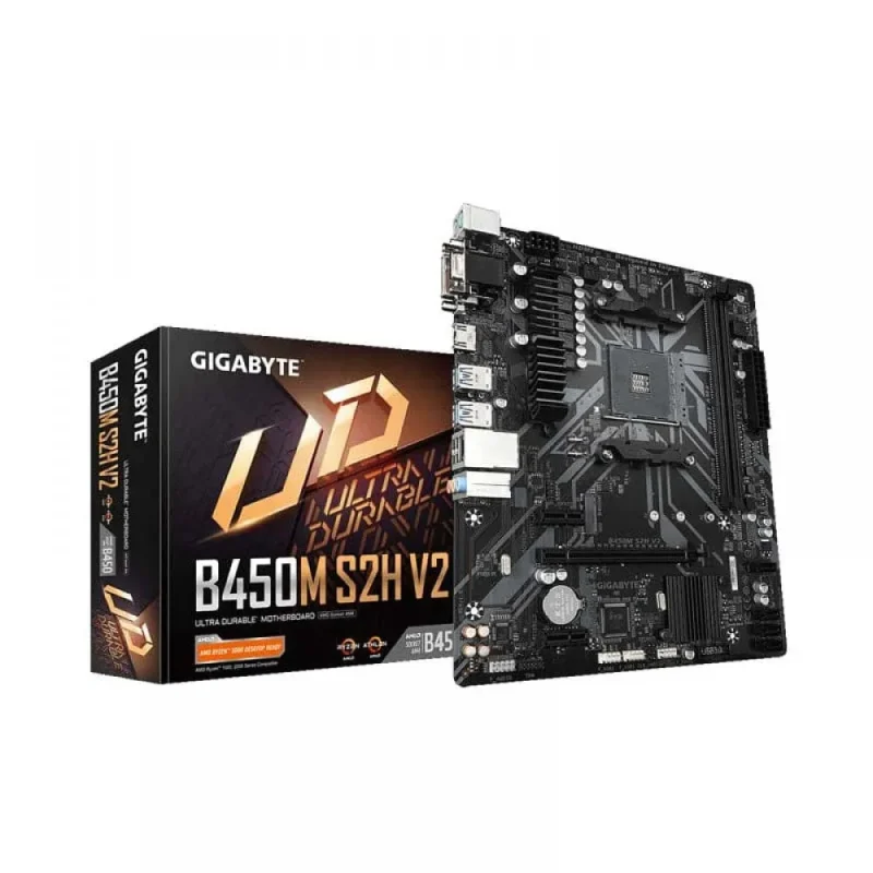 gigabyte b450m s2h v2 ddr4 amd motherboard ultra durable