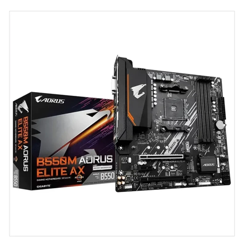 gigabyte b550m aorus elite ax wifi ddr4 amd motherboard