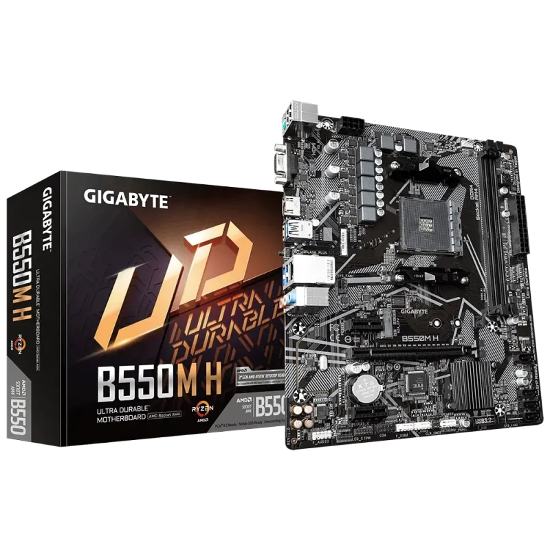 gigabyte b550m h ddr4 amd motherboard