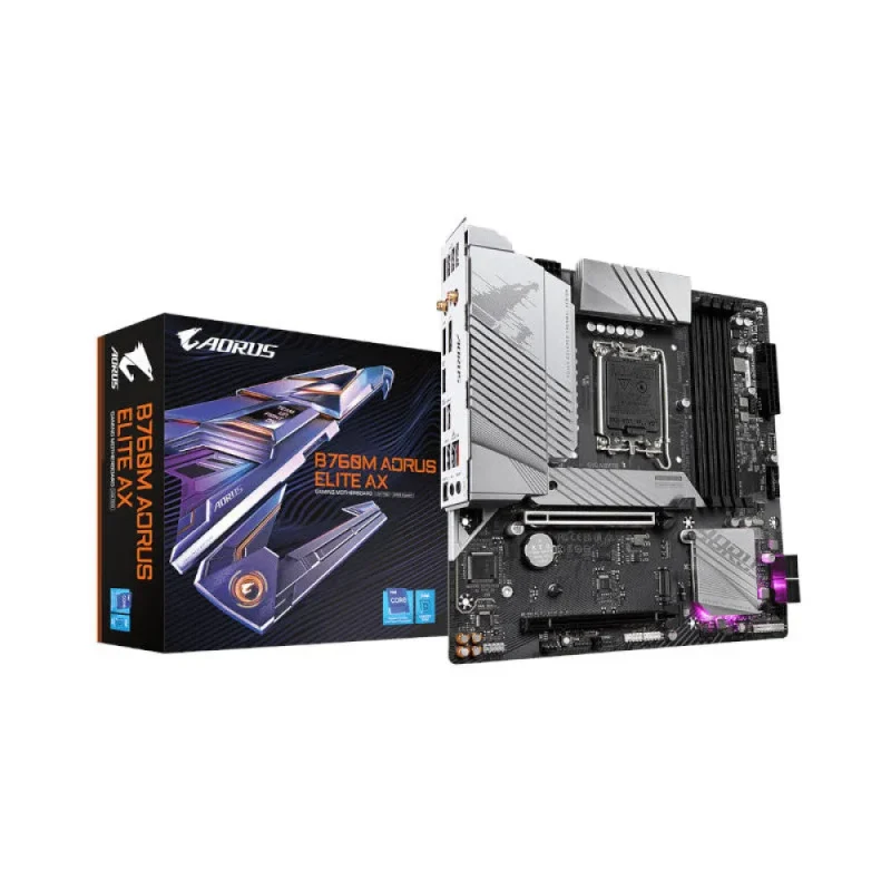 gigabyte b760m aorus elite ax ddr5 intel motherboard