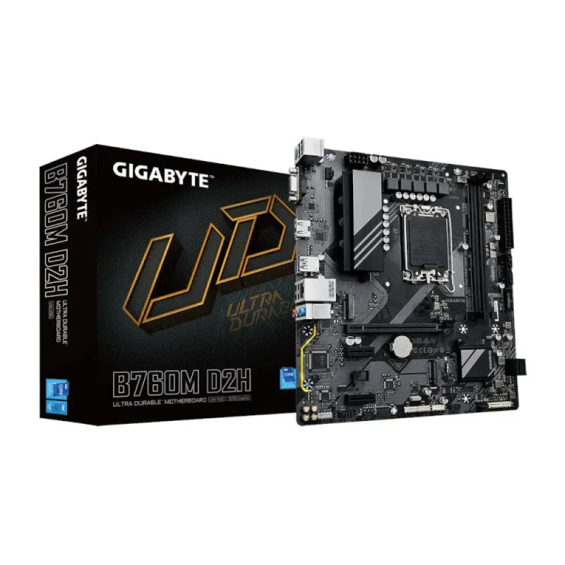 gigabyte b760m d2h ddr5 intel motherboard